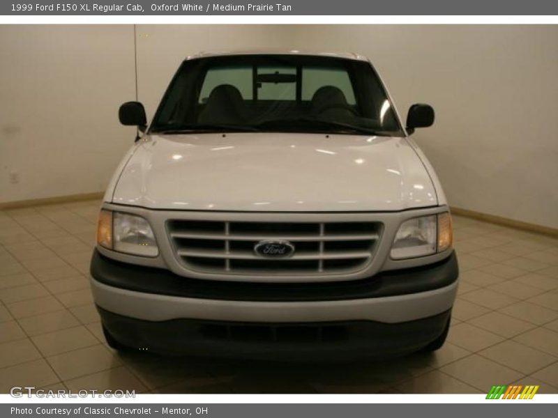 Oxford White / Medium Prairie Tan 1999 Ford F150 XL Regular Cab