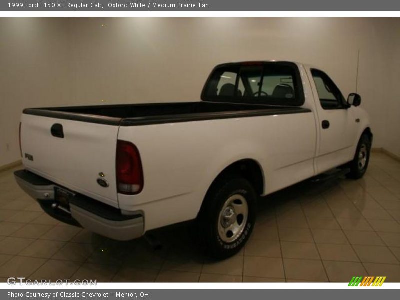 Oxford White / Medium Prairie Tan 1999 Ford F150 XL Regular Cab