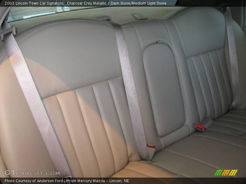 Charcoal Grey Metallic / Dark Stone/Medium Light Stone 2003 Lincoln Town Car Signature