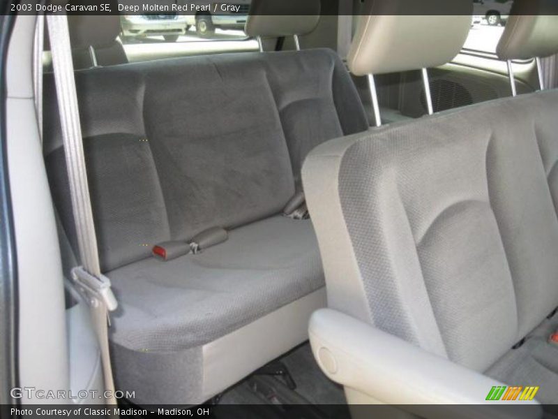 Deep Molten Red Pearl / Gray 2003 Dodge Caravan SE