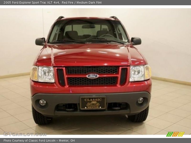 Red Fire / Medium Dark Flint 2005 Ford Explorer Sport Trac XLT 4x4