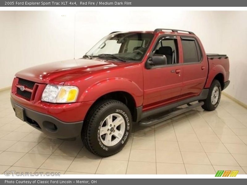 Red Fire / Medium Dark Flint 2005 Ford Explorer Sport Trac XLT 4x4
