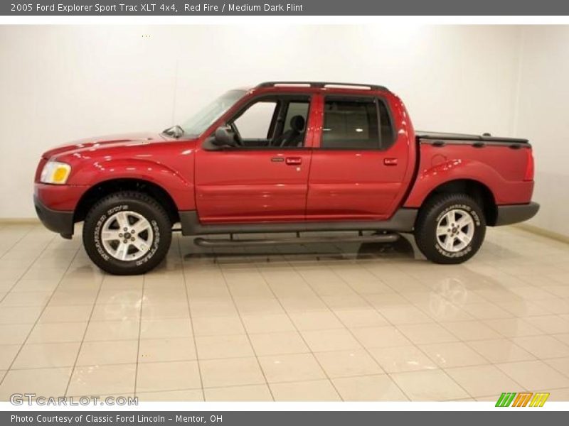 Red Fire / Medium Dark Flint 2005 Ford Explorer Sport Trac XLT 4x4