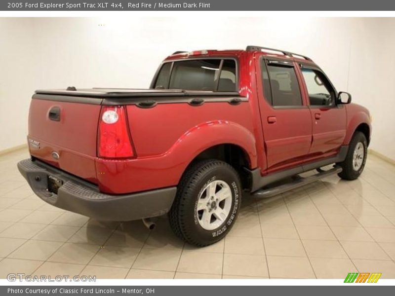 Red Fire / Medium Dark Flint 2005 Ford Explorer Sport Trac XLT 4x4