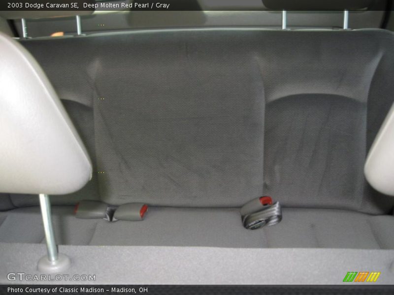 Deep Molten Red Pearl / Gray 2003 Dodge Caravan SE