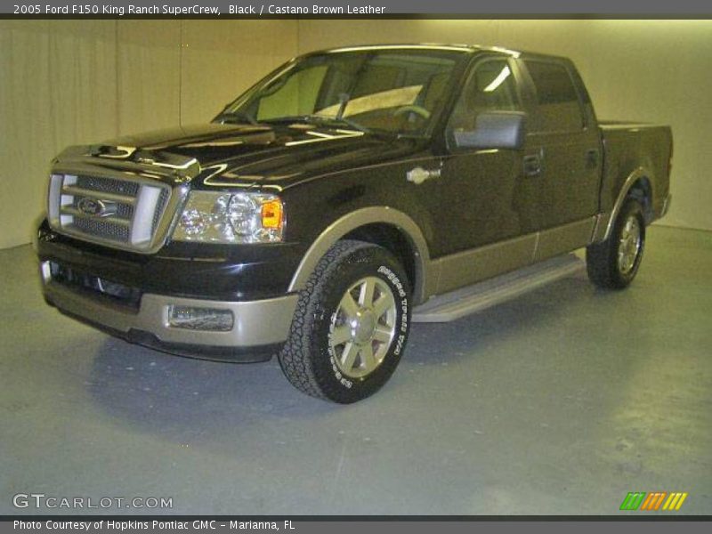 Black / Castano Brown Leather 2005 Ford F150 King Ranch SuperCrew