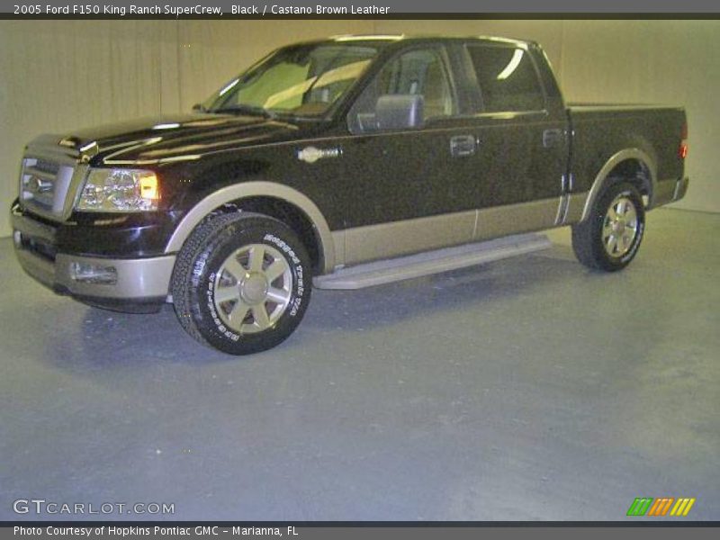 Black / Castano Brown Leather 2005 Ford F150 King Ranch SuperCrew