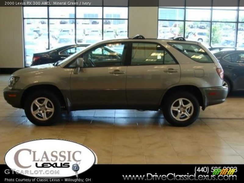 Mineral Green / Ivory 2000 Lexus RX 300 AWD