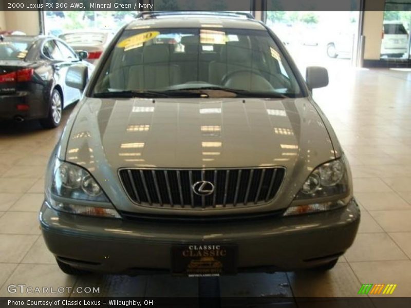 Mineral Green / Ivory 2000 Lexus RX 300 AWD