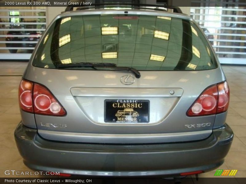 Mineral Green / Ivory 2000 Lexus RX 300 AWD