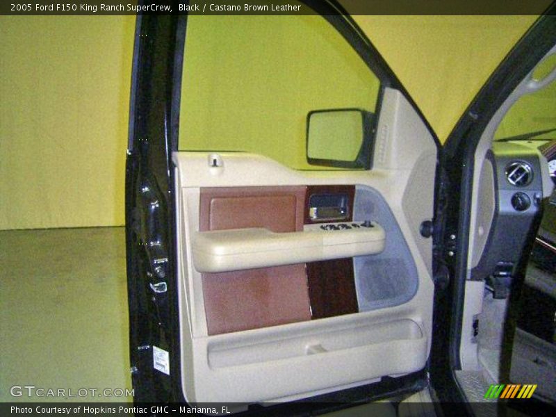 Black / Castano Brown Leather 2005 Ford F150 King Ranch SuperCrew