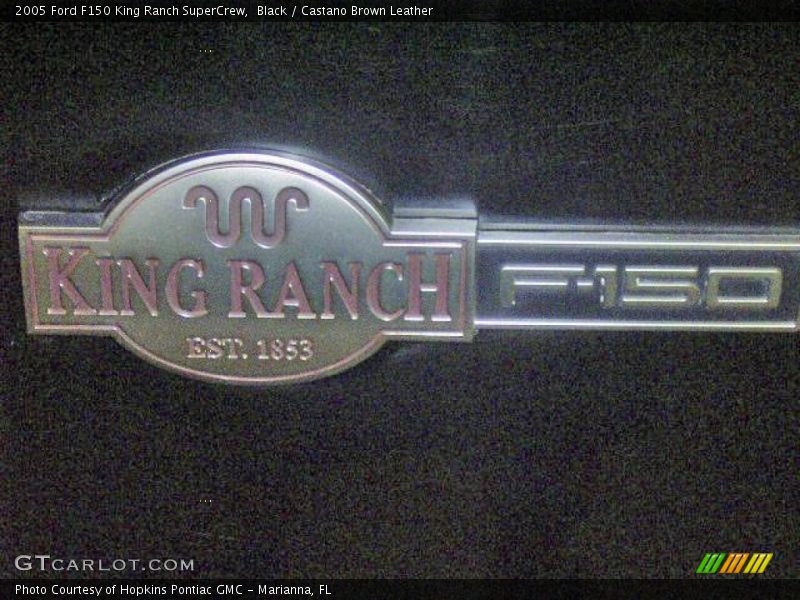 Black / Castano Brown Leather 2005 Ford F150 King Ranch SuperCrew