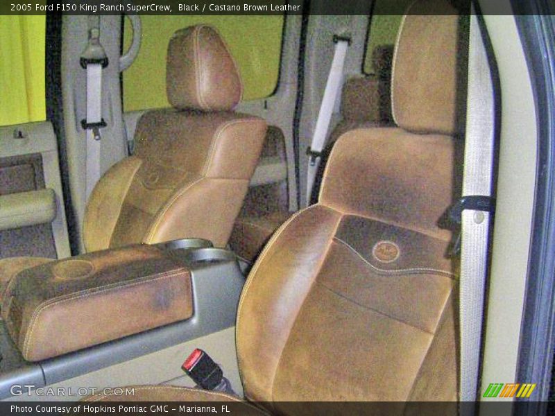 Black / Castano Brown Leather 2005 Ford F150 King Ranch SuperCrew