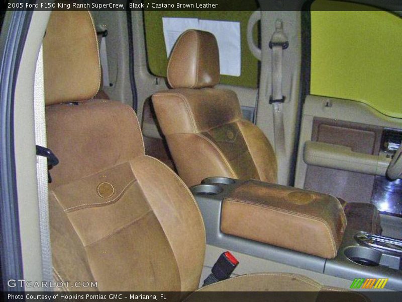Black / Castano Brown Leather 2005 Ford F150 King Ranch SuperCrew