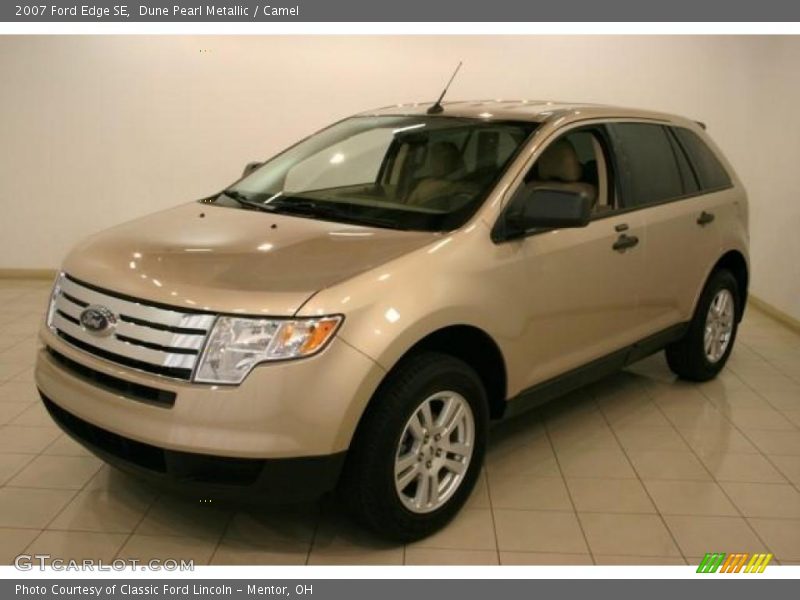 Dune Pearl Metallic / Camel 2007 Ford Edge SE