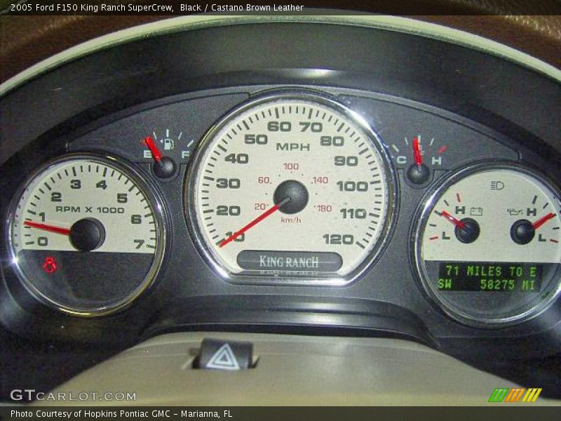 Black / Castano Brown Leather 2005 Ford F150 King Ranch SuperCrew