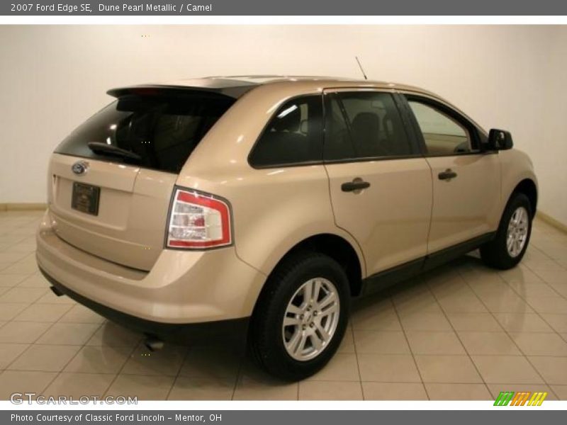 Dune Pearl Metallic / Camel 2007 Ford Edge SE
