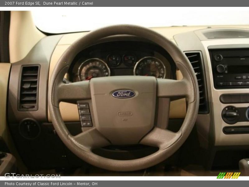 Dune Pearl Metallic / Camel 2007 Ford Edge SE