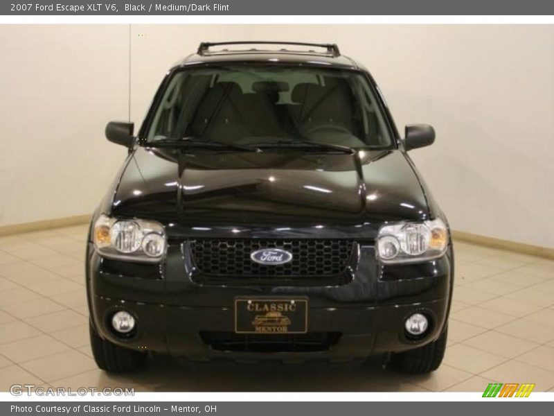Black / Medium/Dark Flint 2007 Ford Escape XLT V6