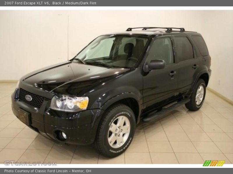 Black / Medium/Dark Flint 2007 Ford Escape XLT V6