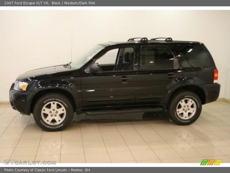 Black / Medium/Dark Flint 2007 Ford Escape XLT V6