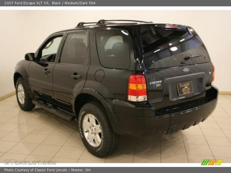 Black / Medium/Dark Flint 2007 Ford Escape XLT V6