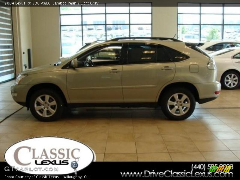 Bamboo Pearl / Light Gray 2004 Lexus RX 330 AWD