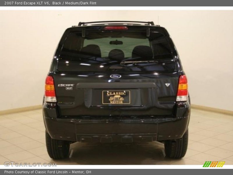 Black / Medium/Dark Flint 2007 Ford Escape XLT V6