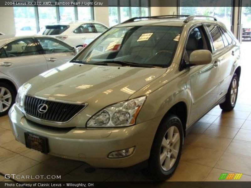 Bamboo Pearl / Light Gray 2004 Lexus RX 330 AWD