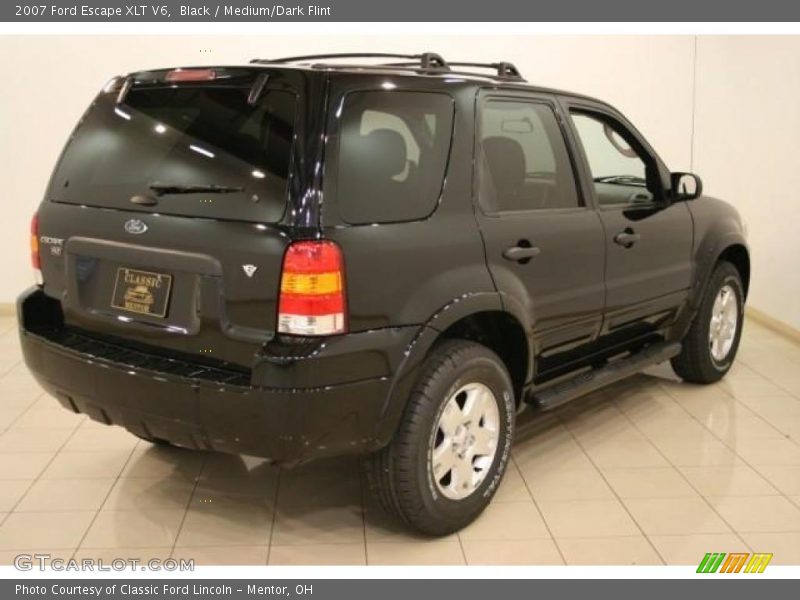 Black / Medium/Dark Flint 2007 Ford Escape XLT V6