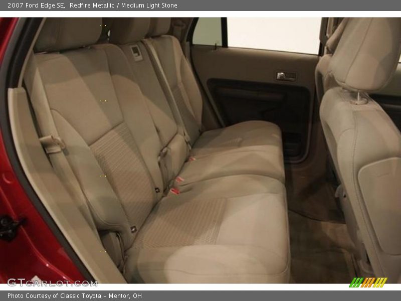 Redfire Metallic / Medium Light Stone 2007 Ford Edge SE