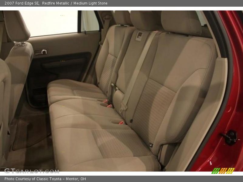Redfire Metallic / Medium Light Stone 2007 Ford Edge SE