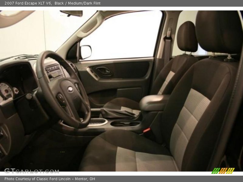 Black / Medium/Dark Flint 2007 Ford Escape XLT V6