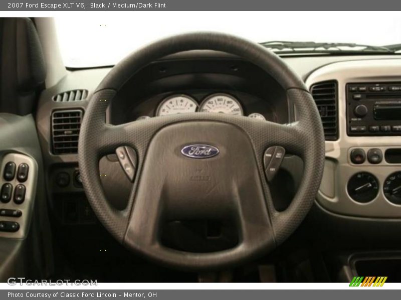 Black / Medium/Dark Flint 2007 Ford Escape XLT V6