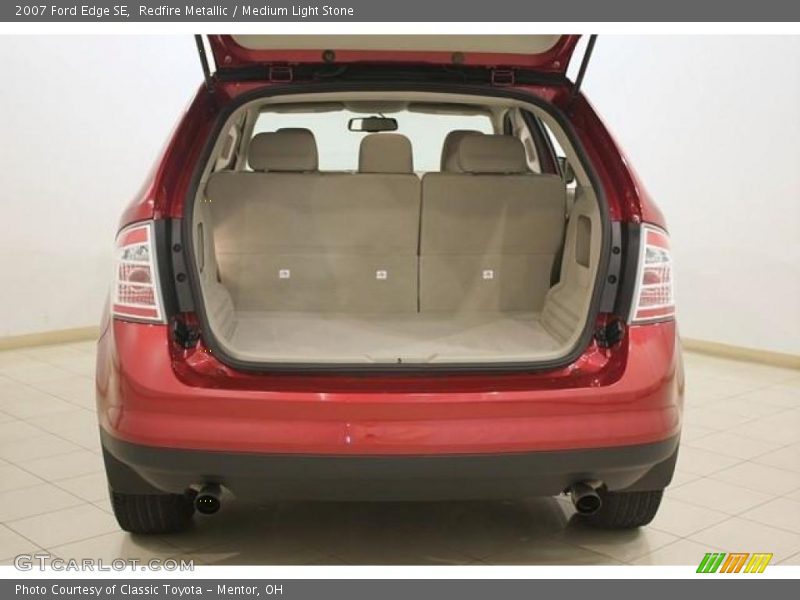 Redfire Metallic / Medium Light Stone 2007 Ford Edge SE