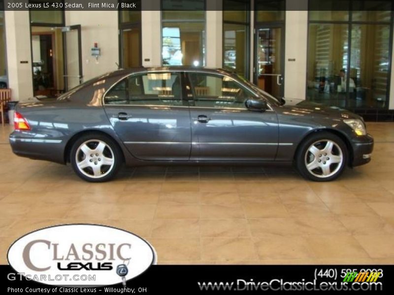 Flint Mica / Black 2005 Lexus LS 430 Sedan