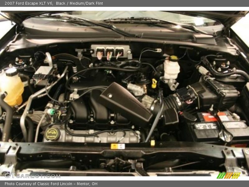 Black / Medium/Dark Flint 2007 Ford Escape XLT V6