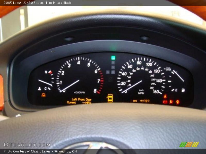 Flint Mica / Black 2005 Lexus LS 430 Sedan