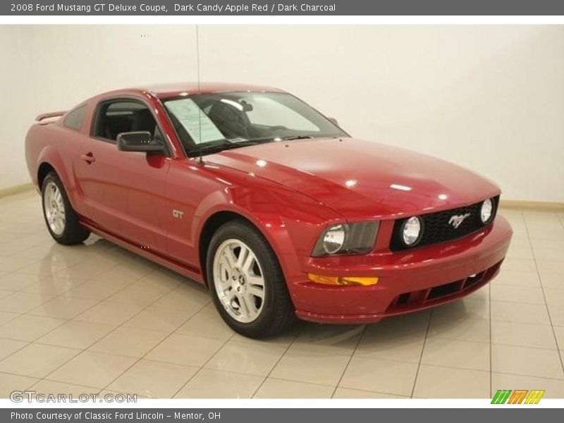 Dark Candy Apple Red / Dark Charcoal 2008 Ford Mustang GT Deluxe Coupe