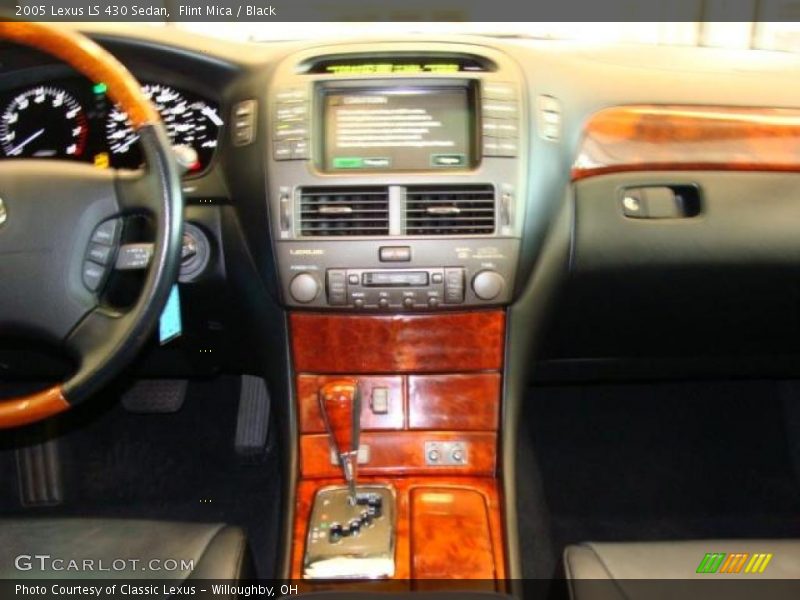 Flint Mica / Black 2005 Lexus LS 430 Sedan
