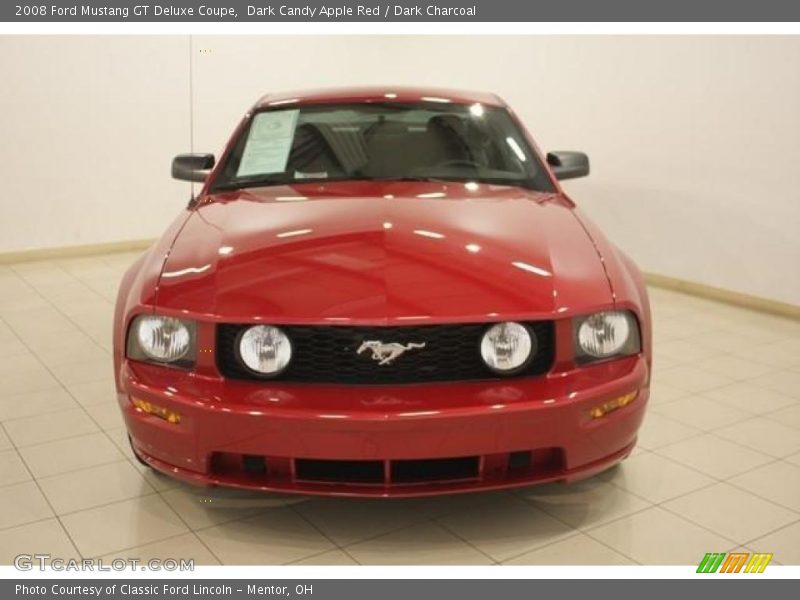 Dark Candy Apple Red / Dark Charcoal 2008 Ford Mustang GT Deluxe Coupe