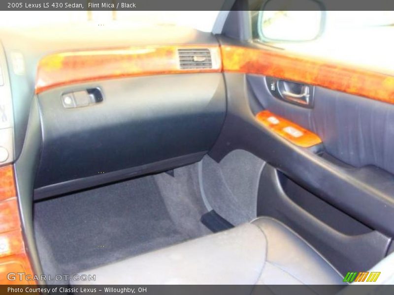 Flint Mica / Black 2005 Lexus LS 430 Sedan