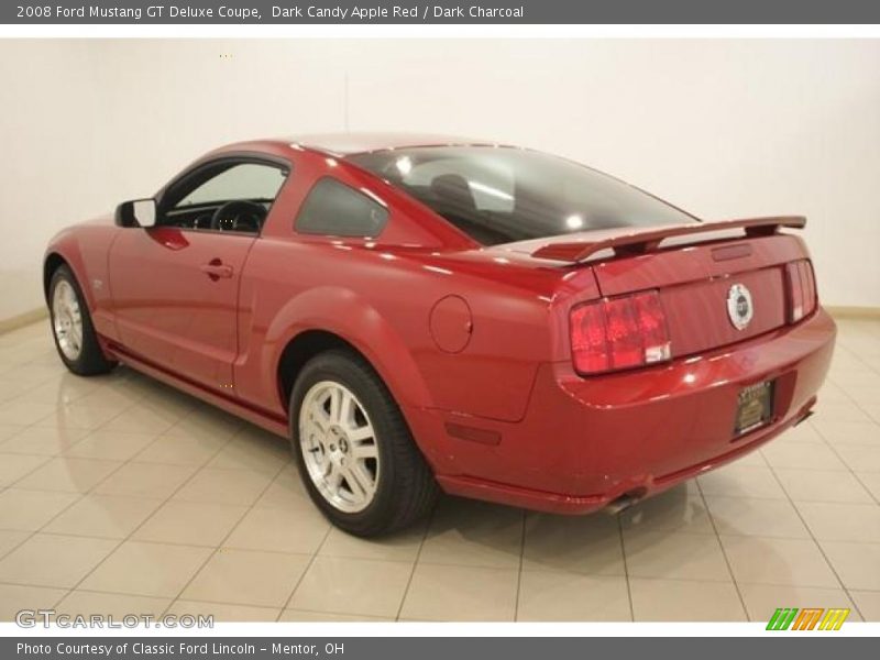 Dark Candy Apple Red / Dark Charcoal 2008 Ford Mustang GT Deluxe Coupe