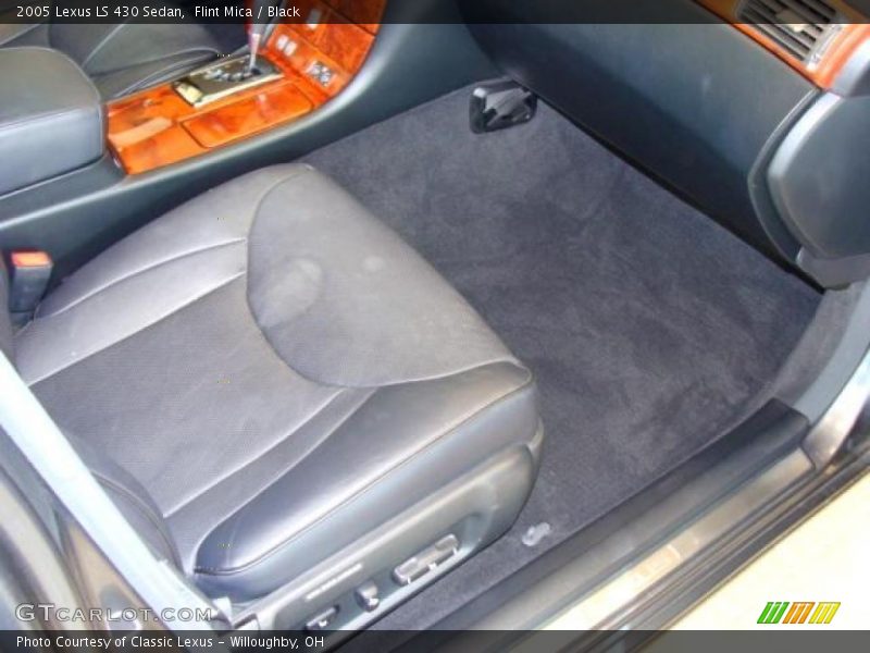 Flint Mica / Black 2005 Lexus LS 430 Sedan
