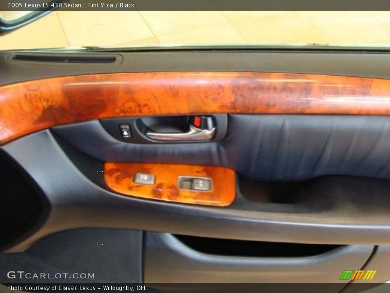 Flint Mica / Black 2005 Lexus LS 430 Sedan