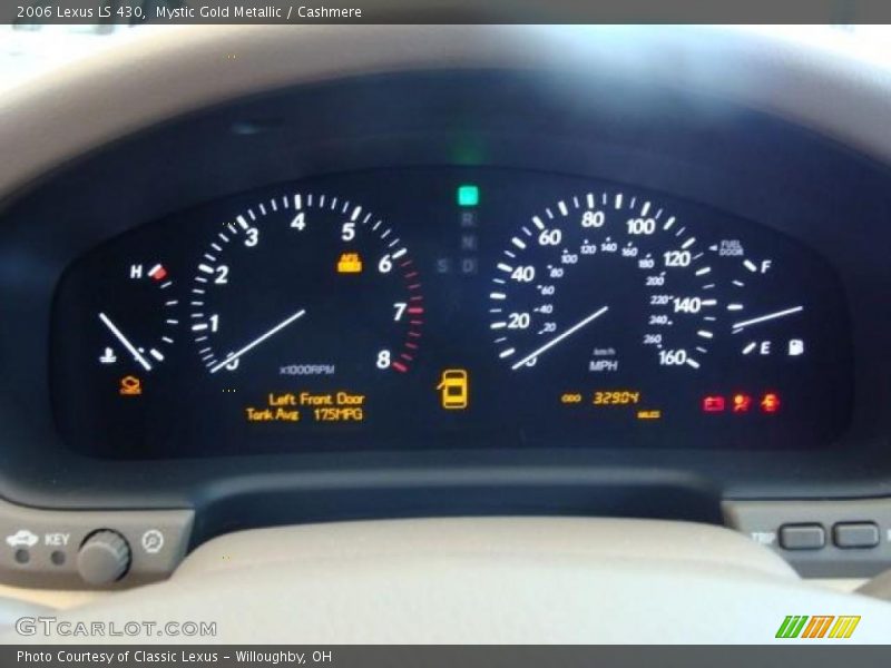 Mystic Gold Metallic / Cashmere 2006 Lexus LS 430