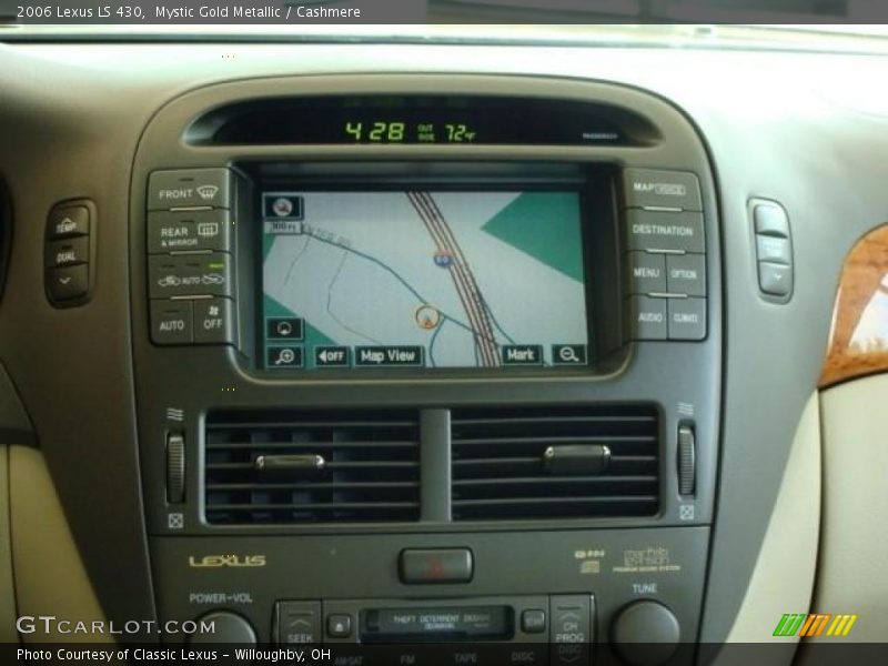 Mystic Gold Metallic / Cashmere 2006 Lexus LS 430