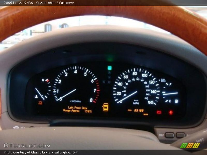 Crystal White / Cashmere 2006 Lexus LS 430