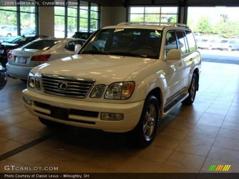 Crystal White / Stone 2006 Lexus LX 470