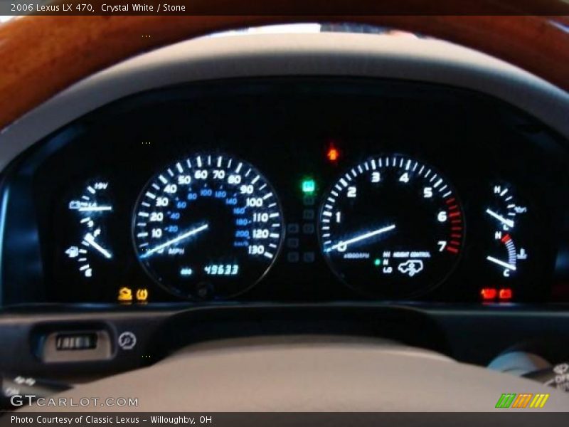 Crystal White / Stone 2006 Lexus LX 470